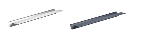 Vordach Dachrinne Aluminium V- Mini