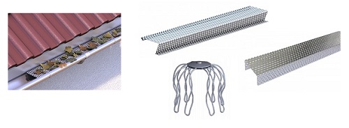 Laubschutz für Dachrinnen