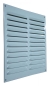 Preview: Kiemenblech, Lueftungsgitter Aluminium weiss 500 x 400 mm incl. Insektenschutz