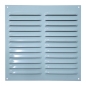 Preview: Kiemenblech, Lueftungsgitter Aluminium weiss 500 x 400 mm incl. Insektenschutz