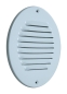 Preview: Lüftungsgitter Aluminium weiss rund Durchmesser 175 mm