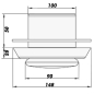 Preview: Skizze Abluftventil PVC weiß System 100