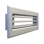 Preview: Linearstabgitter eloxiert Einbaumaß 100 x 300 mm