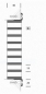 Preview: Lamellengitter feuerhemmend 400 x 200mm