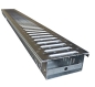 Preview: Fassadenrinne, Balkonrinne, Terrassenrinne 1000 mm Stegrost BH 50mm