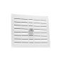 Preview: Schiebegitter Aluminium weiss 300 x 250mm