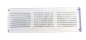 Preview: Lüftungsgitter verzinkt weiss 30 x 10cm, incl. Insektenschutz, Schrauben und Dübel
