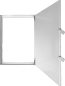 Preview: Abdeckung Kamintüren 329 x 959mm