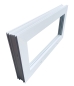 Preview: Kellerfenster weiss 90 x 60 cm Isolierglas UG-Wert 3,3
