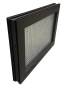 Preview: Kellerfenster braun 60 x 30 cm Isolierverglasung 3.3 incl. Schutzgitter, Insektenschutz, 4 Fensterbauschrauben, Fensterkeile