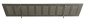 Preview: Rückseite Lüftungsblech, Stegblech Edelstahl gebürstet 400 x 80 mm