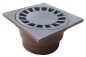 Preview: Haus und Hofablauf 15 x 15 cm senkrecht DN 50, 75, 110