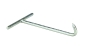 Preview: Laubschutz Set 5 x Aluminium Simpel für ACO Standardline und Hexaline Entwässerungsrinne mit Stahlstegrost mit Rosthaken