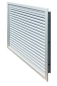 Preview: Revisionslüftungsgitter 500 x 400mm Aluminium eloxiert, Blickdicht, Klickverschluss
