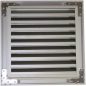 Preview: Sichtschutzgitter 400 x 300 mm eloxiert