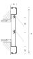 Preview: bewegliches Lamellengitter 155 x 155mm Aluminium eloxiert (Jalousieklappe)