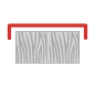 Preview: U- Profil 20 x 125 x 20mm Aluminium anthrazit Länge 1,25 Meter