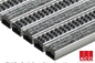 Preview: ACO Schuhabstreifermatte Rips mit Cassettenbürsten 100 x 50
