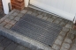 Preview: ACO Schuhabstreifermatte Rips Hellgrau, 60 x 40