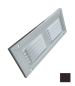 Preview: Luftgitter, Lüftungsgitter Aluminium Braun 150 x 100 mm