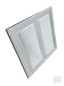 Preview: Luftgitter, Lüftungsgitter Aluminium Weiss 250 x 250 mm