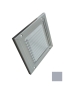 Preview: Luftgitter, Lüftungsgitter Aluminiumfarbig 150 x 150 mm