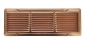 Preview: Lüftungsgitter aus Kupfer 415 x 150 mm, incl. Insektenschutz, Edelstahlschrauben und Dübel