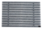 Preview: ACO Schuhabstreifermatte Rips Hellgrau, 60 x 40