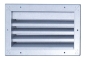Preview: Wetterschutzgitter Stahl 600 x 500mm