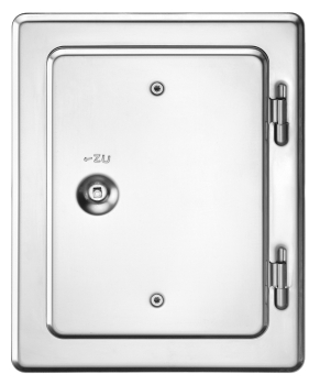 Kamintür Edelstahl Einbaumaß 14 x 20 cm, Upmann 10119