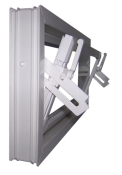 Kellerfenster weiss 60 x 40 cm Isolierglas UG-Wert 3,3