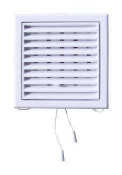 Lüftungsgitter weiss Kunststoff 187 x 187mm verschließbar