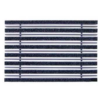 ACO Schuhabstreifermatte Rips anthrazit mit Bürstenprofil 100 x 50