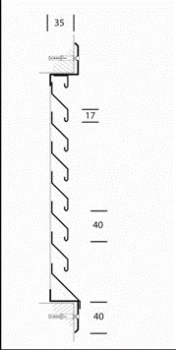 Wetterschutzgitter Stahl 400 x 300 mm