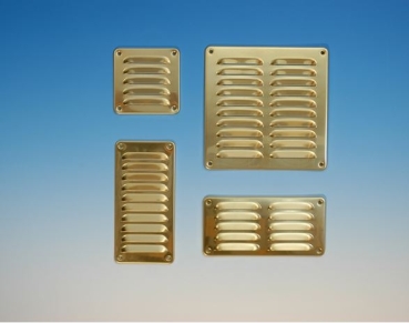 Lüftungsgitter Messing  215 x 105 mm