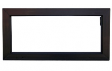 Kellerfenster braun 40 x 30 cm Einfachverglasung