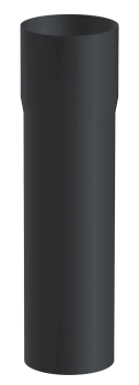 Distanzrohr anthrazit mit Muffe DN 76 Länge 50cm