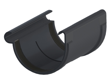Dachrinnenverbinder anthrazit NW 100