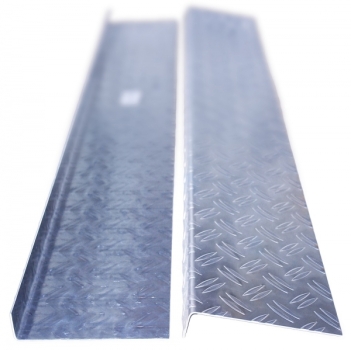Aluminium Riffelblechprofil 30/137mm, Länge 1 Meter, HG 11