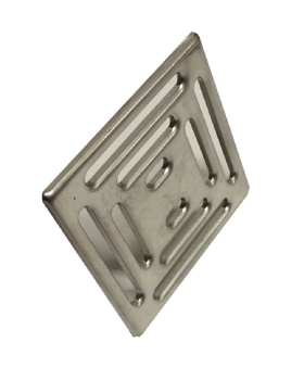 Edelstahlrost 90 x 90mm Bauhöhe 5 mm