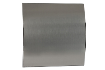 Ventilator AWH 100 für Bad/ WC mit Feuchtigkeitssensor, Design Edelstahlabdeckung gebürstet gebogen