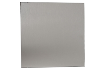 Ventilator AWT 100 für Bad/ WC mit Timer und Nachlaufrelais, Design Edelstahlabdeckung gebürstet gerade