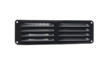Lüftungsgitter Aluminium anthrazit 300 x 90 mm incl. Insektenschutz, Schrauben, Dübel