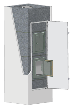Abdeckung Kamintüren 329 x 450mm