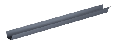 Blendrahmenprofil Aluminium anthrazit Länge 1,25 Meter