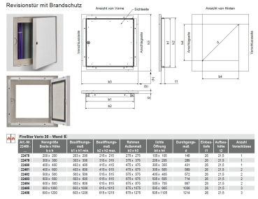 Preview: Datenblatt FireStar Vario 30