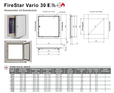 Preview: Datenblatt FireStar Vario 30