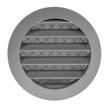 Wetterschutzgitter Aluminium Guss Anschluss Stutzen DN 80mm