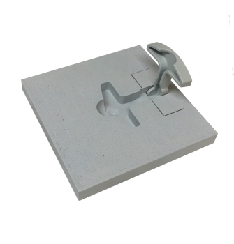 Schachtdeckel mit Patentverschluss für Revisionsschacht 20 x 20cm