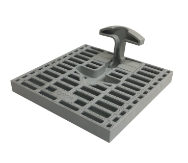 Gitterrost Patentverschluss für Revisionsschacht 20 x 20cm